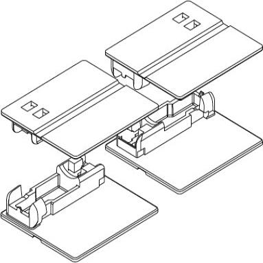 Set Gelenkklebeplatten Zeichnung