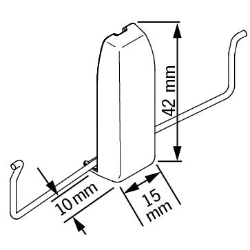 Slim-Klemmträger Abmessungen